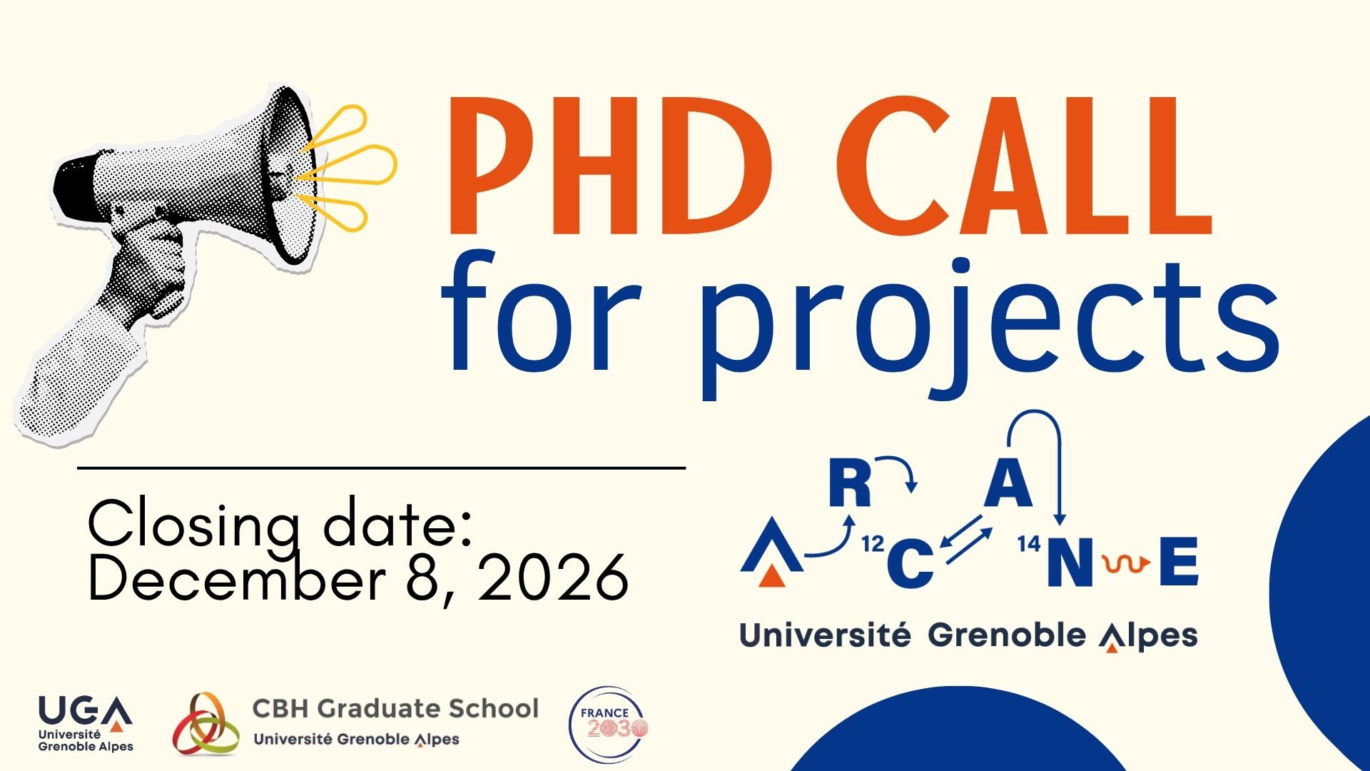 Call for PhD projects